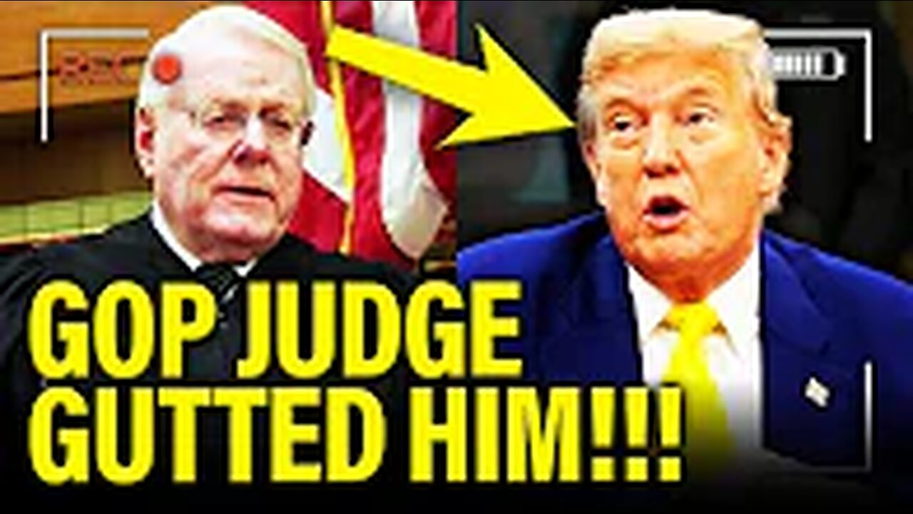 Trump SHOCKED as RIGHT WING Judge SHREDS HIM