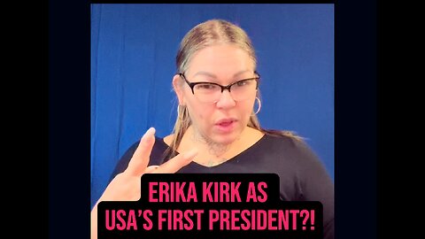 Erika Kirk as USA’s First Female President?! 😱 #ASL #deaf #signlanguage