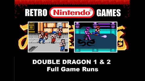 Double Dragon 1 & 2 Full Game Runs: Chill & Chat with BrightGaming playing two classic NES Games