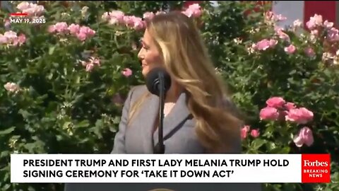 President Trump & Melania Trump's Signing Ceremony for 'Take It Down' Act