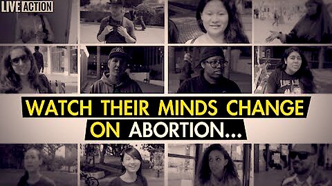 Live Action || "Watch Their Minds Change On Abortion" !!