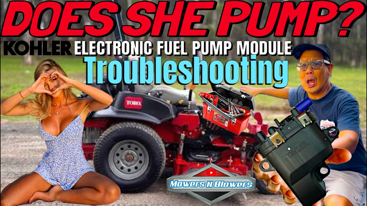 Troubleshooting Common Problem Kohler EFI Engine High Pressure Electronic Fuel Pump Module Ep. 9