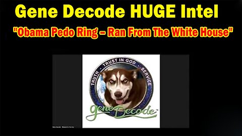 Gene Decode & Sergio HUGE Intel 09.09.25: "Children In Cages, Tunnels Under The White House"