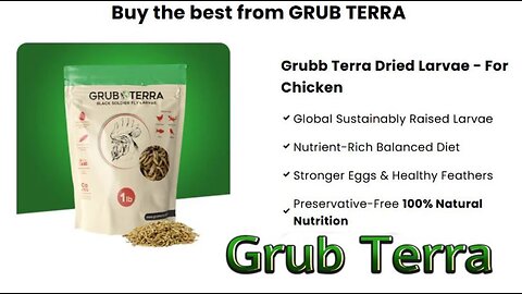 Grubterra Soldier Fly Larvae Chicken Treats
