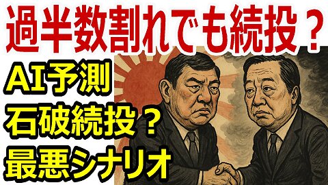 石破政権、過半数割れで始まる新時代？AIが示す3つの政局シナリオと株価・為替の行方 #ai予測 #石破政権 #石破茂