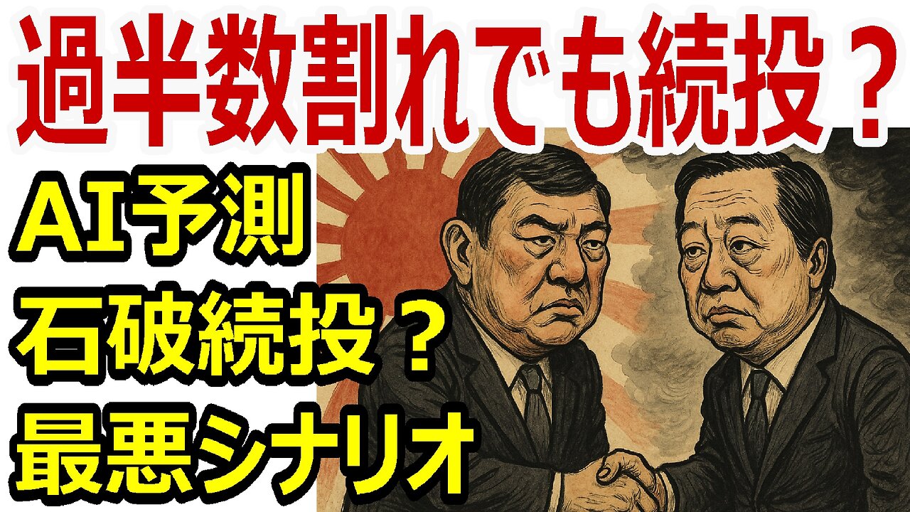石破政権、過半数割れで始まる新時代?AIが示す3つの政局シナリオと株価・為替の行方 #ai予測 #石破政権 #石破茂