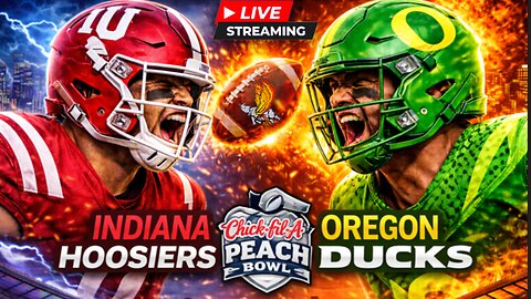 Peach Bowl: Indiana Hoosiers vs Oregon Ducks LIVE Play by Play and Watch Party