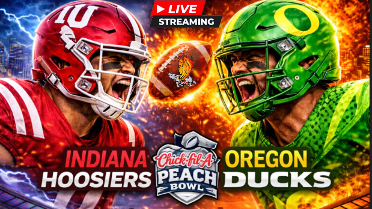Peach Bowl: Indiana Hoosiers vs Oregon Ducks LIVE Play by Play and Watch Party