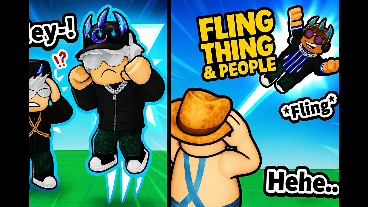 Roblox Fling Things & People. We caused Total Chaos! 😂