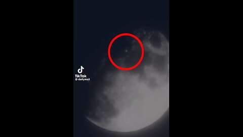 Once in a lifetime video of an asteroid crashing into the moon