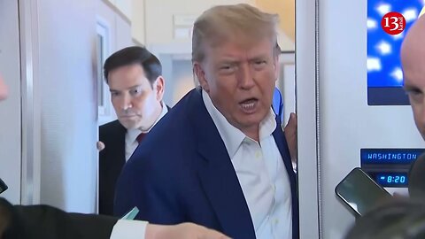 En route to NATO summit, Trump comments on Iran's nuclear facilities, Israel and Ukraine