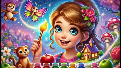 **"The Magical Paintbrush 🖌✨ | A Beautiful Moral Story for Kids | Animated Storytime"**