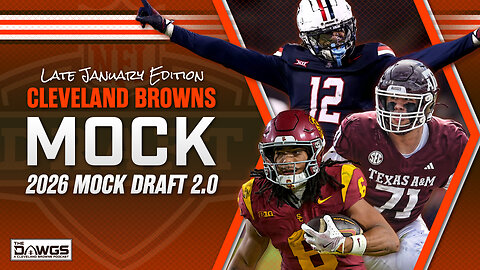 MOCK DRAFT 2.0: Browns Get WRs and Build the O-Line