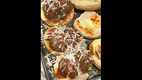 Homemade Meatball sandwich
