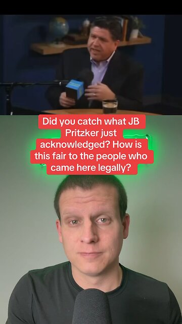 Did you catch what JB Pritzker acknowledged about immigration? Laws don’t matter anymore?