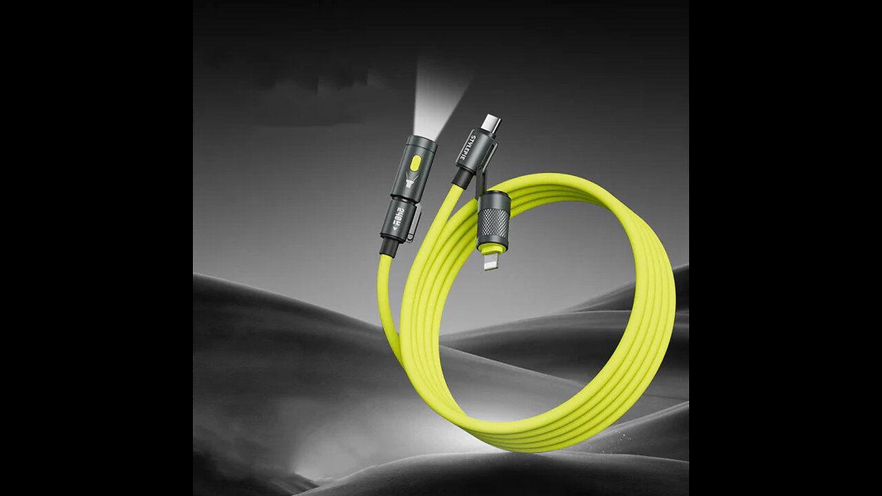 Outdoor Camping LED Lighting 3-in-1 Charging Cable