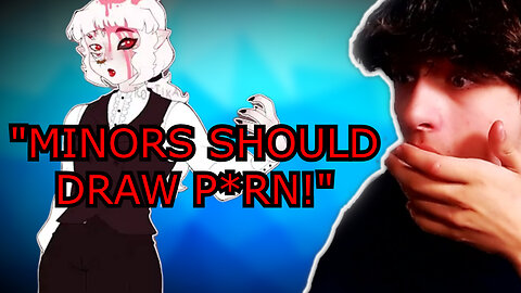 HORRIBLE HUMAN DEFENDS MINORS DRAWING PORN