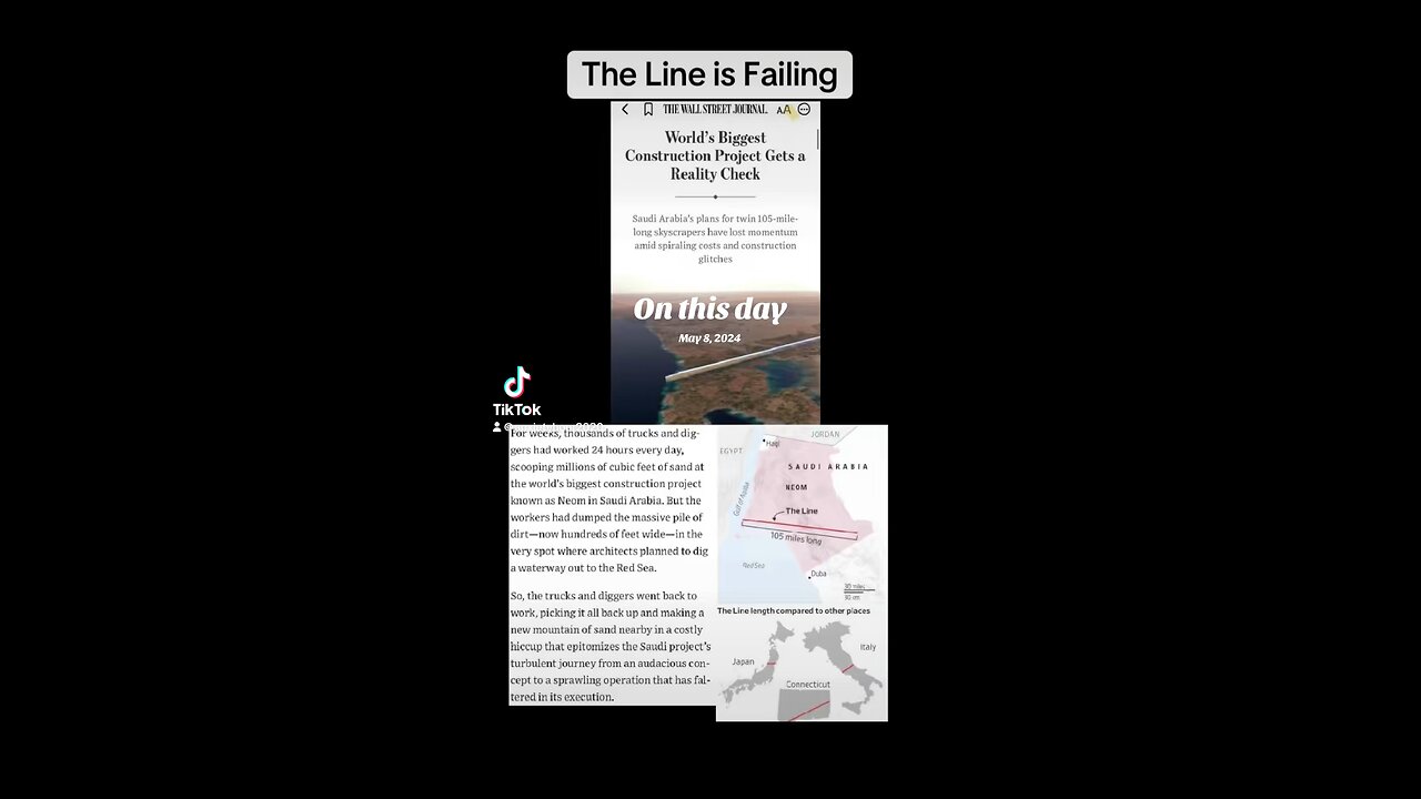 Flashback: When “The Line,” failed…