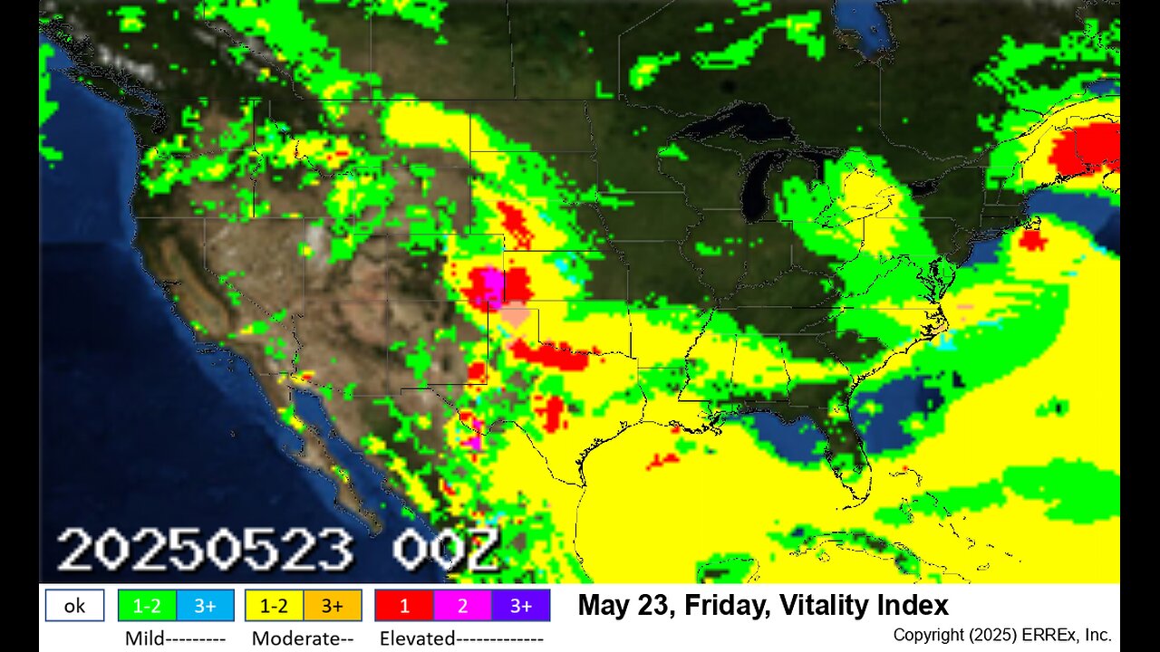 Weather health risk May 23 2025