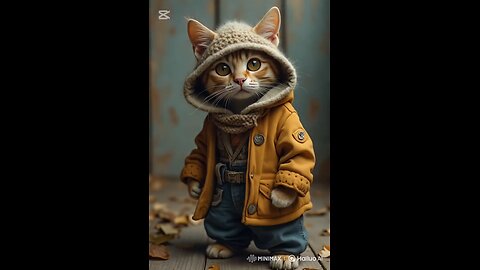Cat doing bodybuilding
