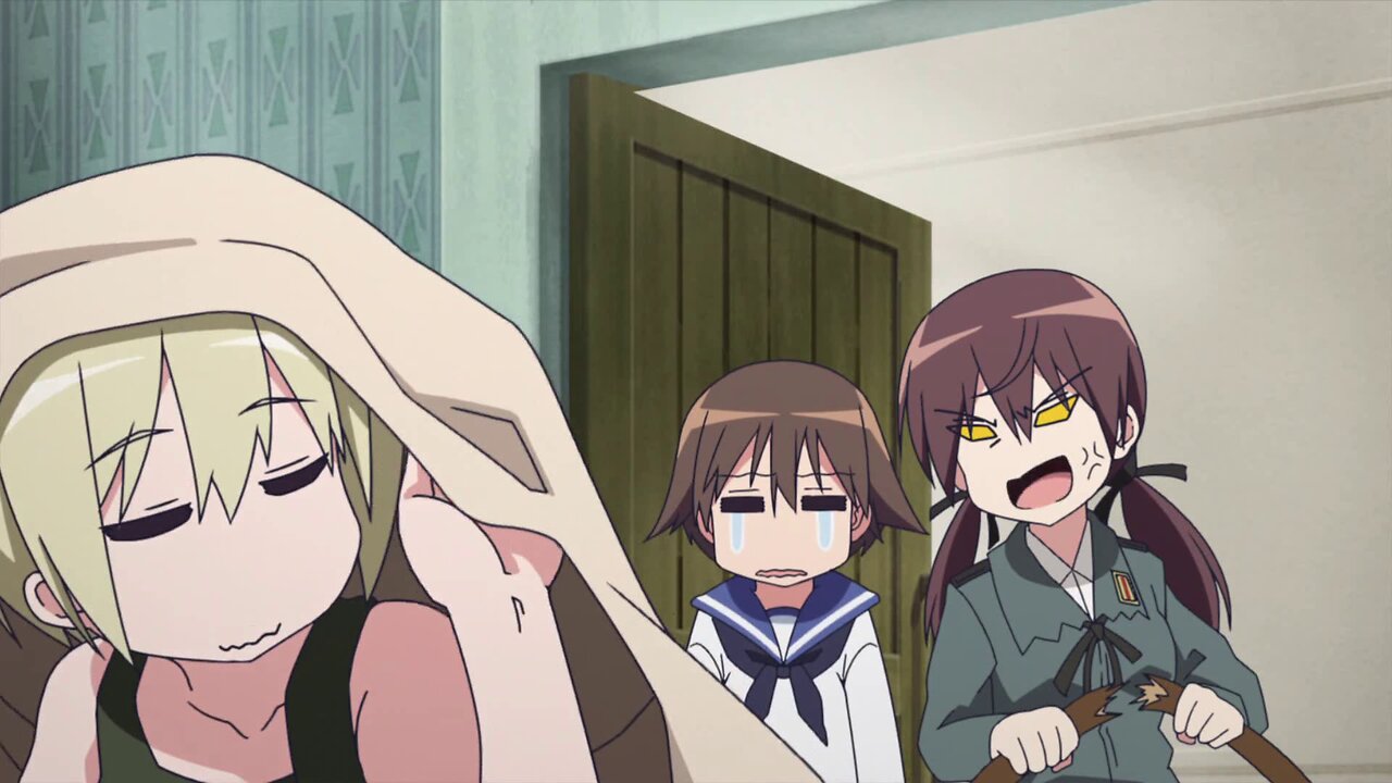 Strike Witches: 501st Joint Fighter Wing Take Off! - waking up everyone