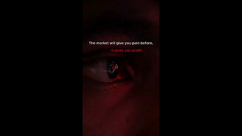 Market Give You Pain Before.....