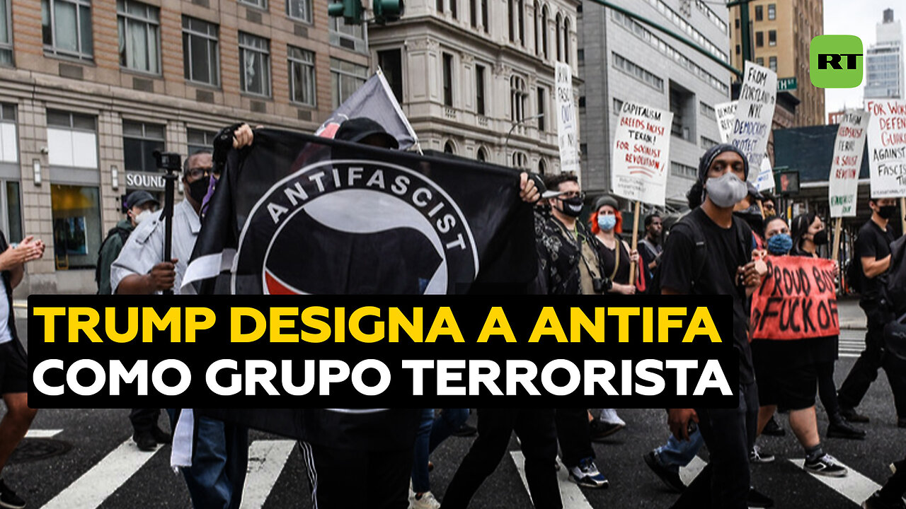 Trump designa al grupo Antifa como organización terrorista