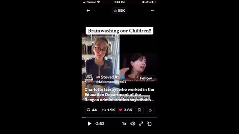 Charlotte Iserbyt who worked in the Education Department of the Reagan administration says that our