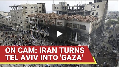 Drone Footage: Iran's NEW Ballistic Fury DEMOLISHES Tel Aviv, Central Israel; High-Rise BOMBED