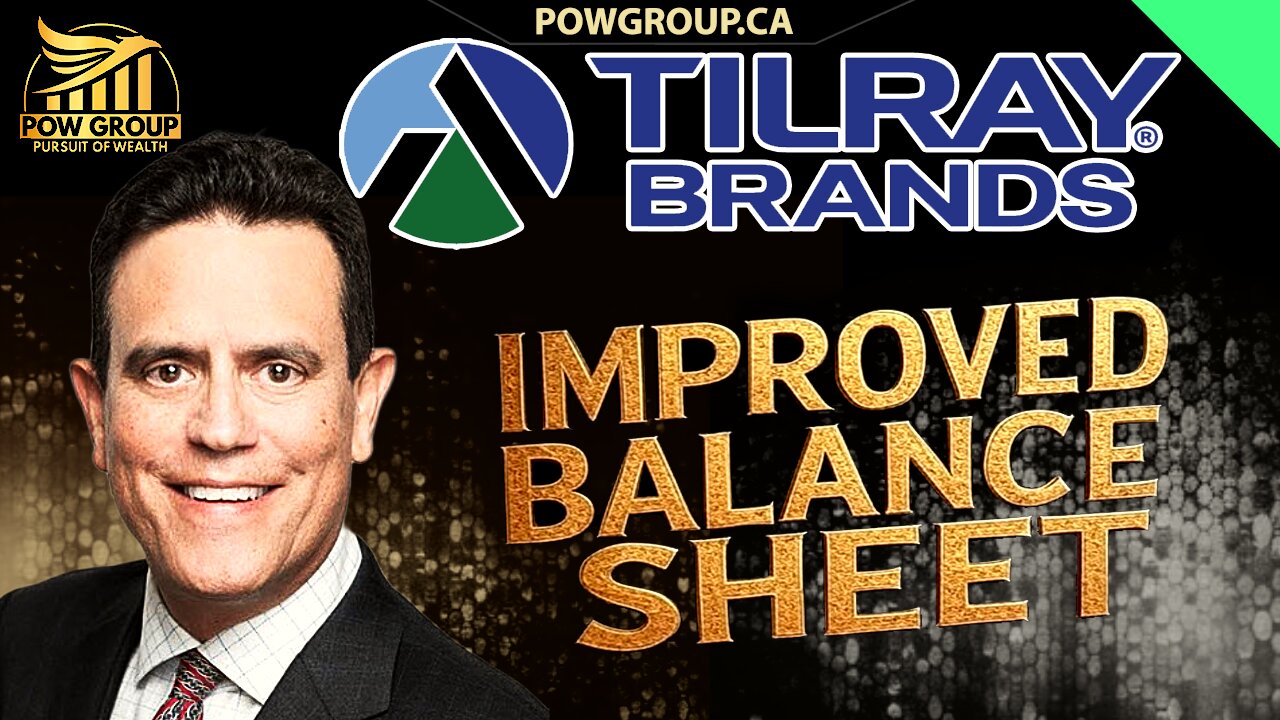 Tilray Could Bounce Big Says Alan Brochstein, Improved Balance Sheet $14M Net Debt