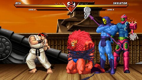 RYU vs SKELETOR - (Hardest AI)
