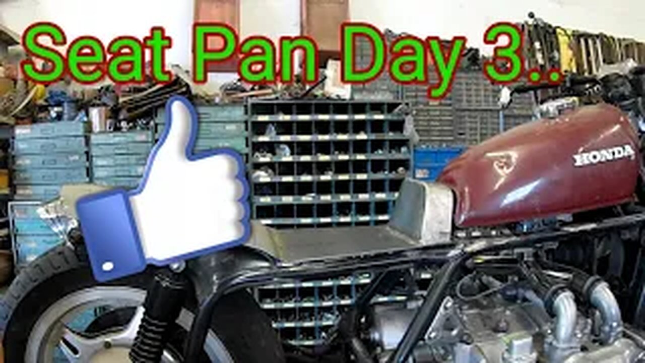Custom Honda GL1000 Custom Seat Pan Day 3