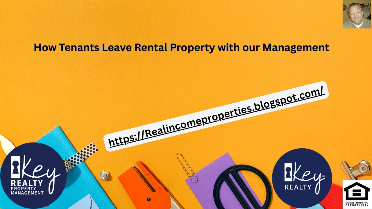 How Tenants Leave Rental Property with our Management?