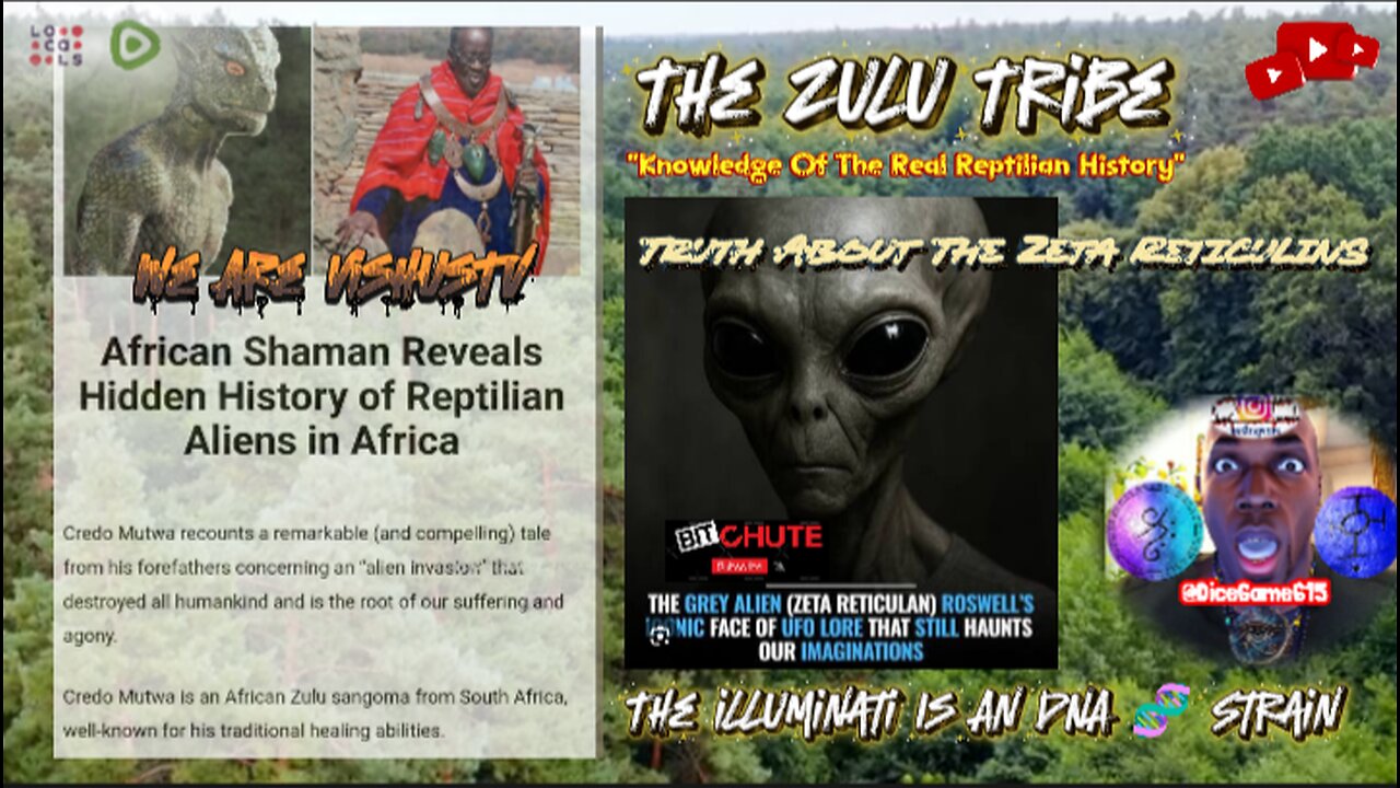 Credo Mutwa: The Real History Of The Reptilians... "Zeta Reticulans" #VishusTv 📺
