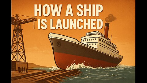 How a ship is launched