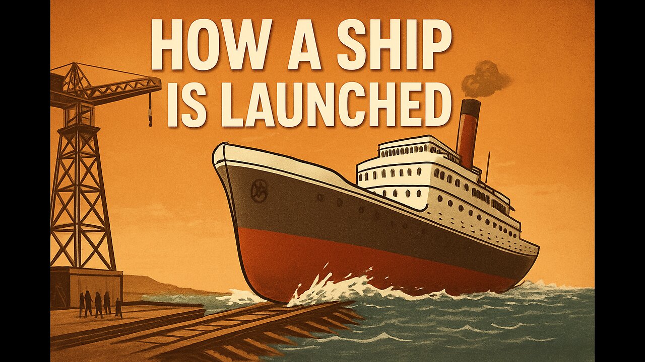 How a ship is launched