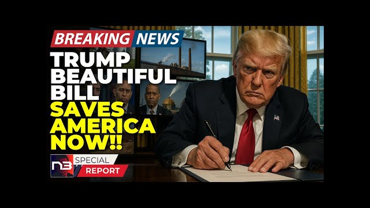 Breaking: Holy F*** Trump's Beautiful Bill Just Saved America & Democrats Can't Stop It Now