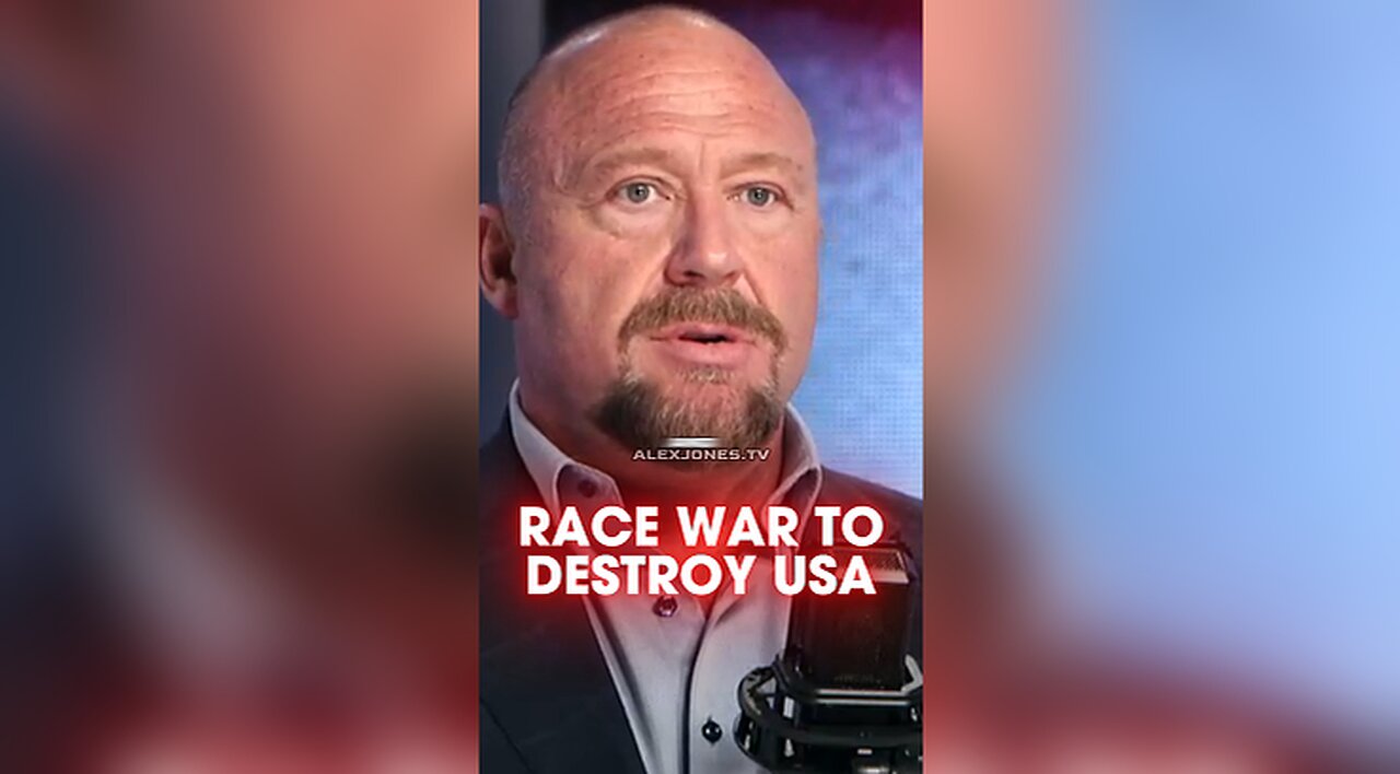 Alex Jones: Globalists Encourage Blacks To Burn Down USA & Start Civil War 2 - 4/2/25