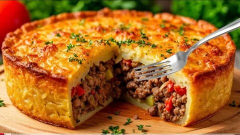 Simple recipe! Potatoes with ground meat ! The whole family will love it 💕💞🥰🥰❤️❤️❤️!!!