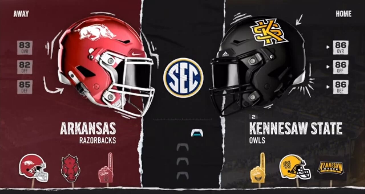 S3 Rebuild Kennesaw State vs Arkansas Ep9: Defense Shows UP!