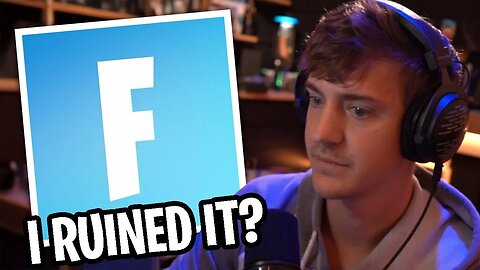 Ninja Responds To Getting Blamed For RUINING Fortnite...