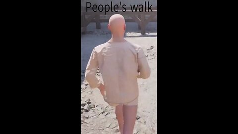 What's the difference between my walk and people's?🤣🤣