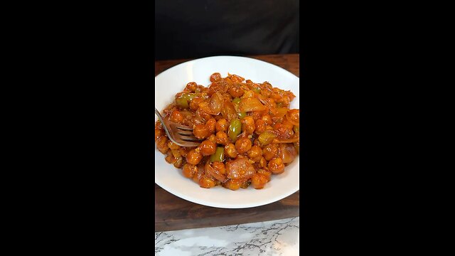 Crispy Chilli Chana ASMR Cooking |#shorts #food #asmr #recipe #asmrcooking #indianasmrworld #cooking
