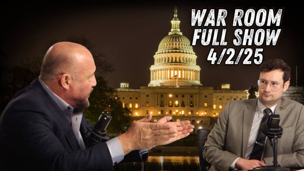 WAR ROOM WITH OWEN SHROYER - 4/2/2025: Watch His Historic Liberation Day Announcement & Press Conference HERE With Analysis From Alex Jones & Harrison Smith!