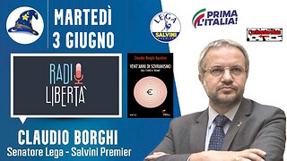 🔴 91ª Puntata della rubrica Scuola di Magia di Claudio Borghi su Radio Libertà (03.06.2025)