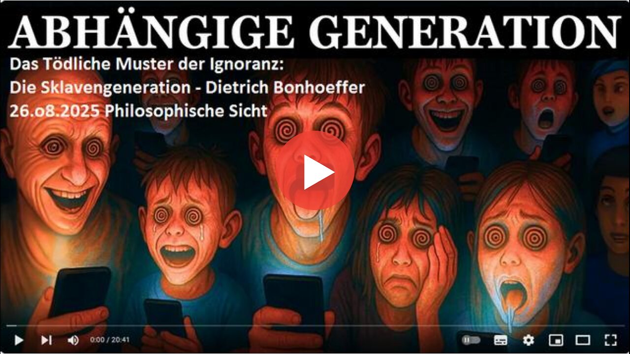 Das Tödliche Muster der Ignoranz: Die Sklavengeneration - Dietrich Bonhoeffer