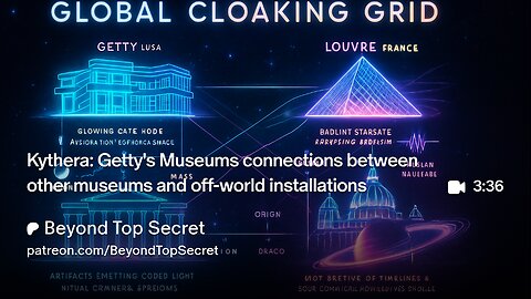 Kythera: Getty's Museums connections between other museums and off-world installations