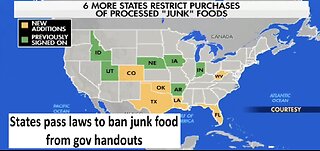 More states pass laws to ban junk food from gov handouts