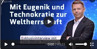 Mit Eugenik und Technokratie zur Weltherrschaft – Tom-Oliver Regenauer 21.o6.2025