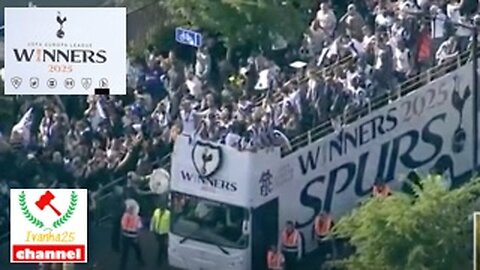 🚨NEWS: Tottenham Hotspur hold a victory parade for Europa League win || @Ivanka25
